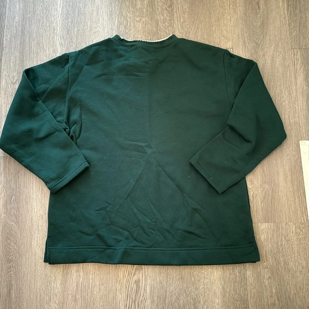 Vintage Bobbie Brooks fleece lined bird engraved sweatshirt NWT size medium - Picture 5 of 6